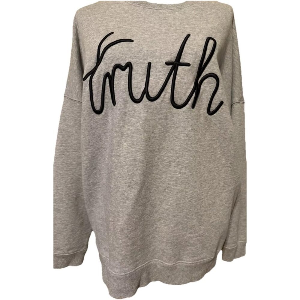 JACK & JONES Heather Sweatshirt SZ Medium Gray Streetwear‎ Truth Gorpcore